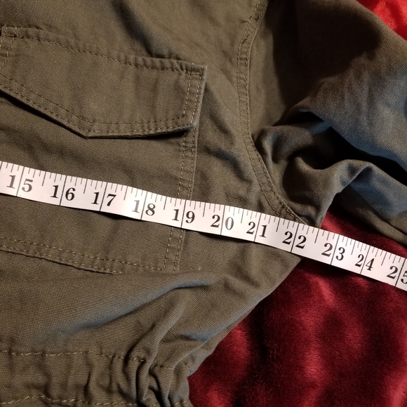 NWT 100% COTTON UTILITY CARGO ARMY GREEN BEACH HIKING TRAVEL EVERYDAY JA… - Picture 15 of 15